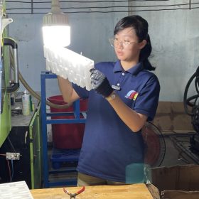 Xưởng sản xuất khuôn đúc con kê bê tông Trí Việt Phát tại Tân Phước Khánh