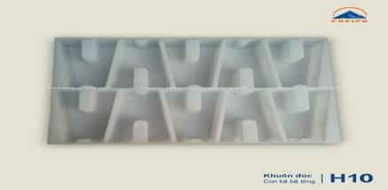 khuon-h10 Khuôn đúc cục kê bê tông H10 100mm FASIPA